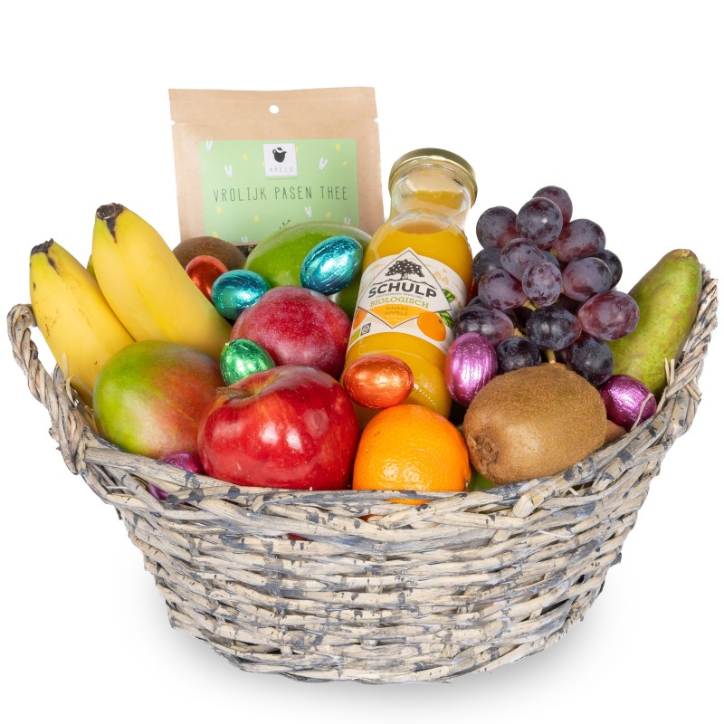 Fruitmand Vrolijk Pasen