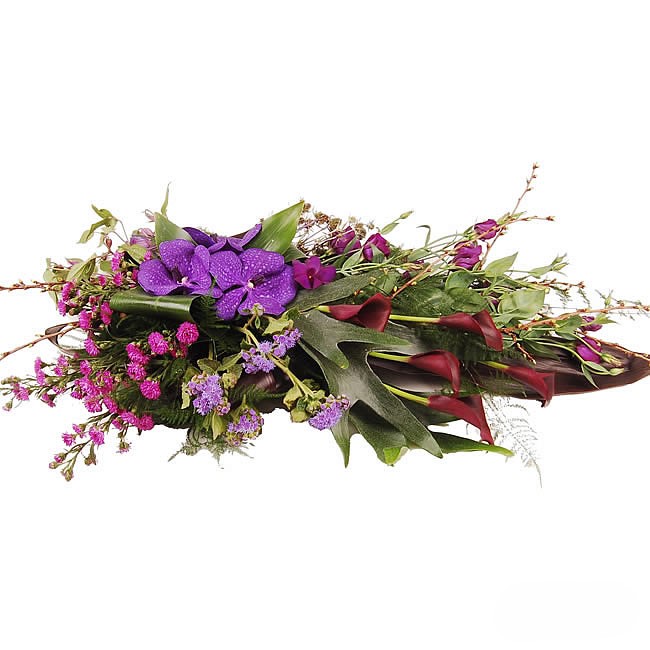 Rouwdruppel purple modern