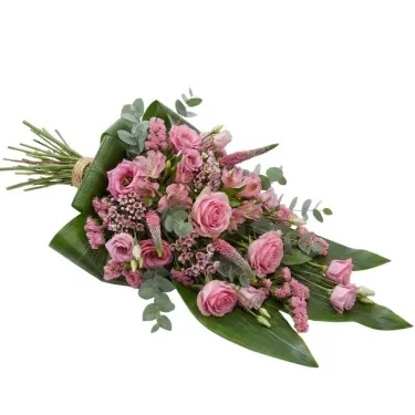 Rouwboeket Zacht Roze  voor 47,50